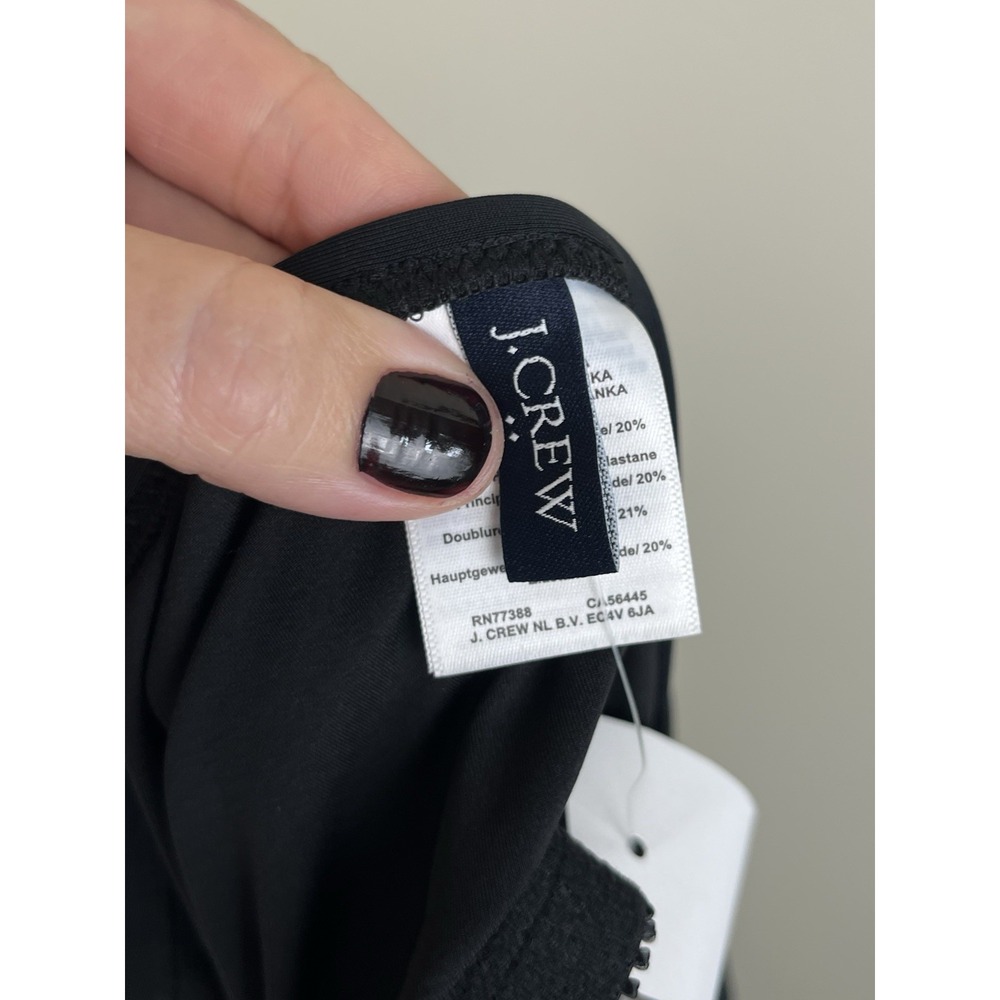 J.CREW Women's Plus 3X Black Lined Keyhole One-Piece Swimsuit NWT Vacation Beach - Picture 5 of 10